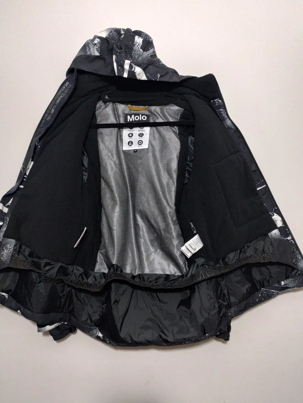 Molo Boys 146/US XL Alpine 360 By Night Hooded Winter Ski Snow Coast Jacket